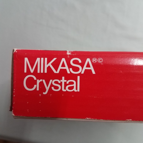 NWT Mikasa Crystal Relish Dish Holiday Bells - Picture 3 of 8